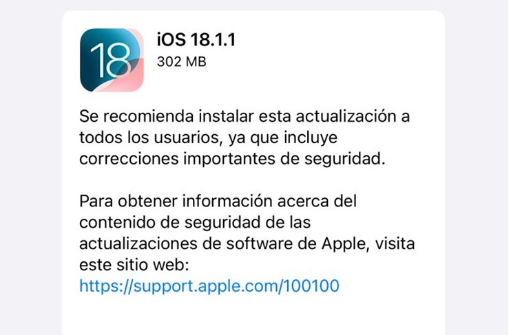 ios 18.1.1